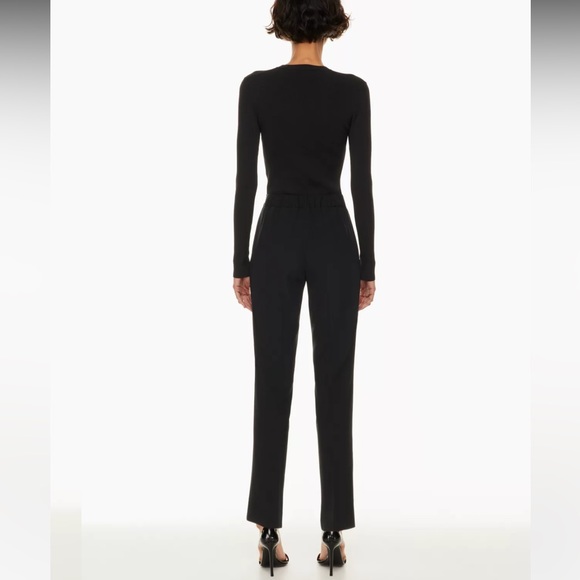 • Aritzia / Babaton • Women’s Conan Pant Mid-rise trousers Black 0 Japanese - Picture 4 of 7